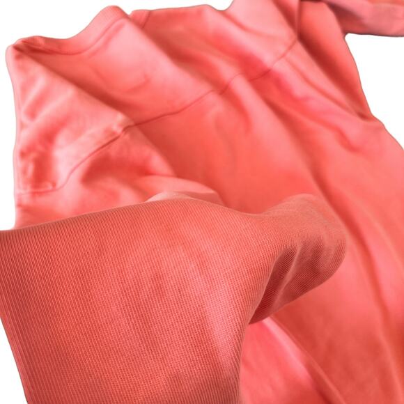 Stussy Athletics Vintage Crown Logo Boxy Oversized Sweatshirt Coral White Small - Picture 14 of 16